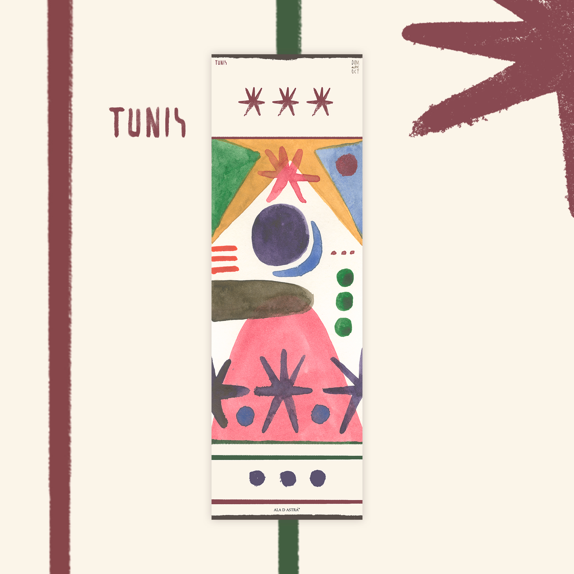 tunisreise collection: tunis yoga mat