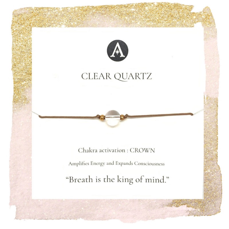Clear Quartz Chakra Bracelet 