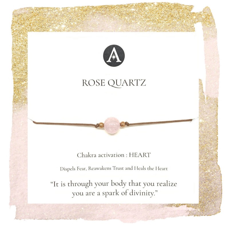 Rose Quartz Chakra Bracelet 